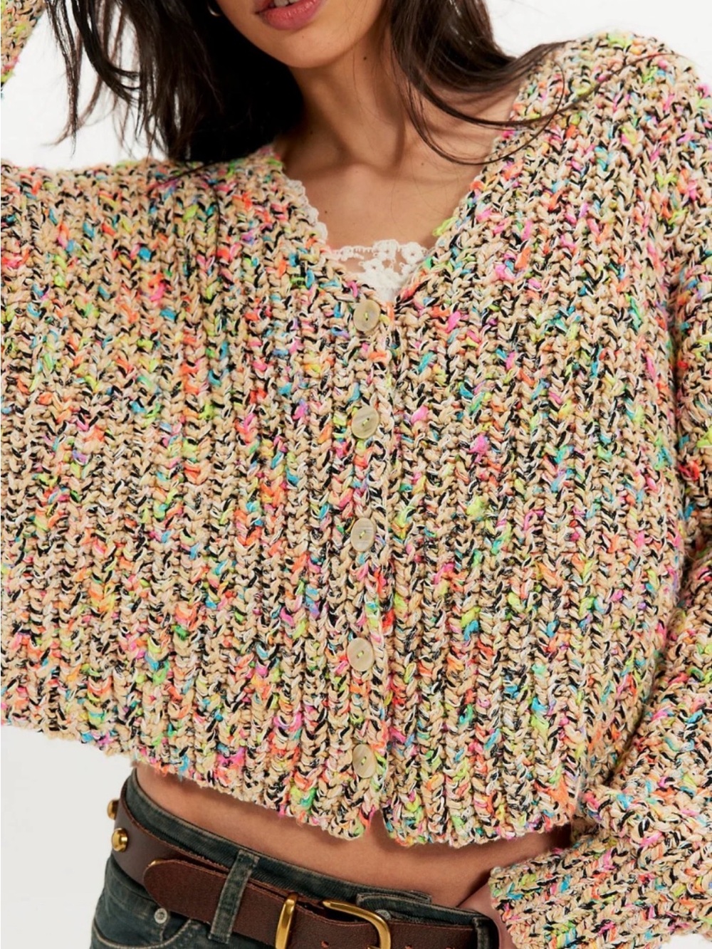 Free People Flea Market Cardigan